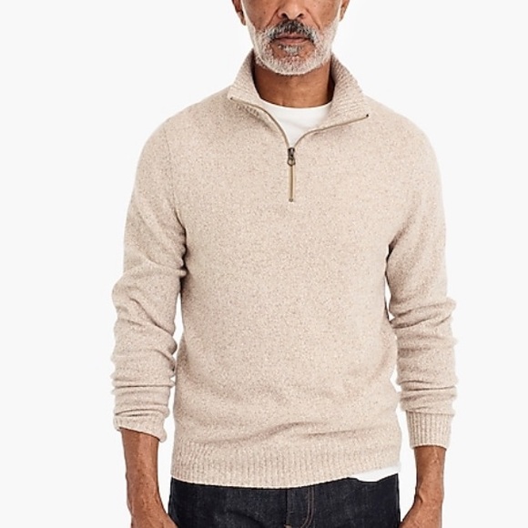 j crew half zip sweater